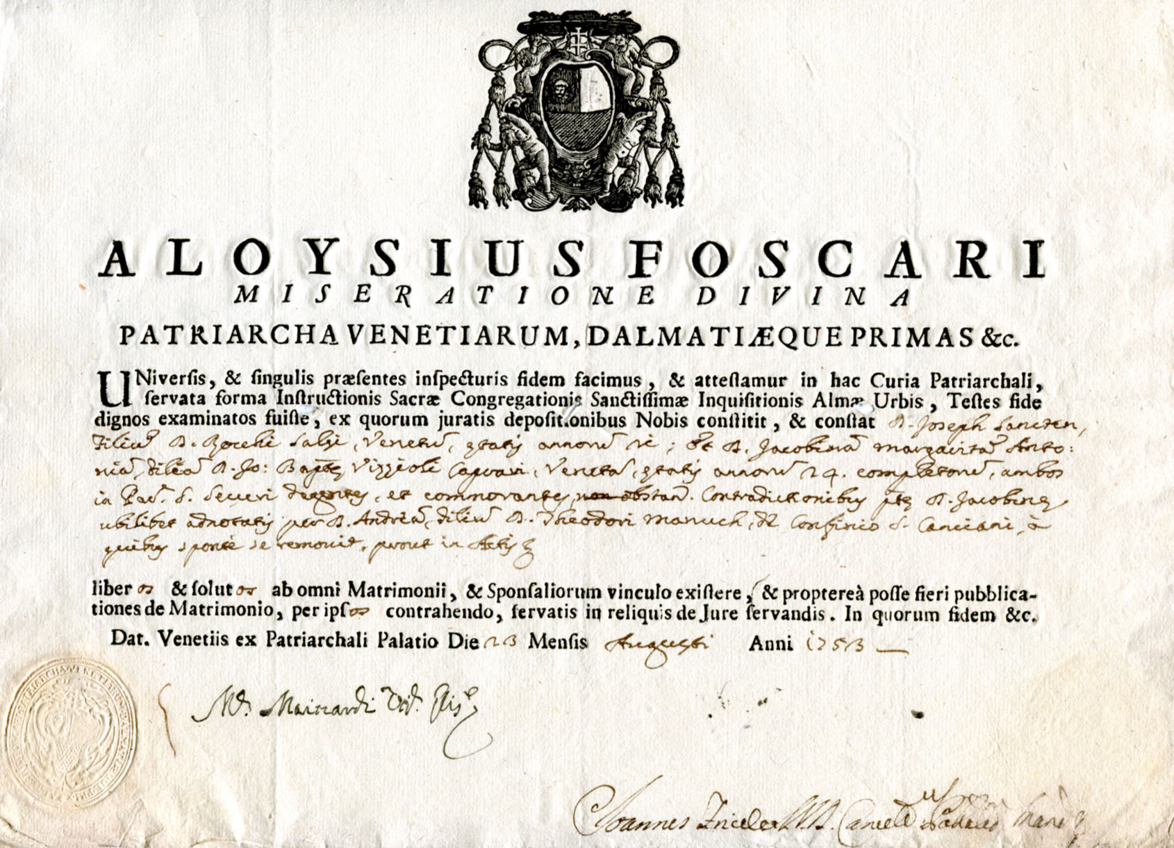 5 Alvise Foscari Patriarca